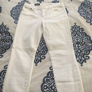 J. Crew white toothpick jeans